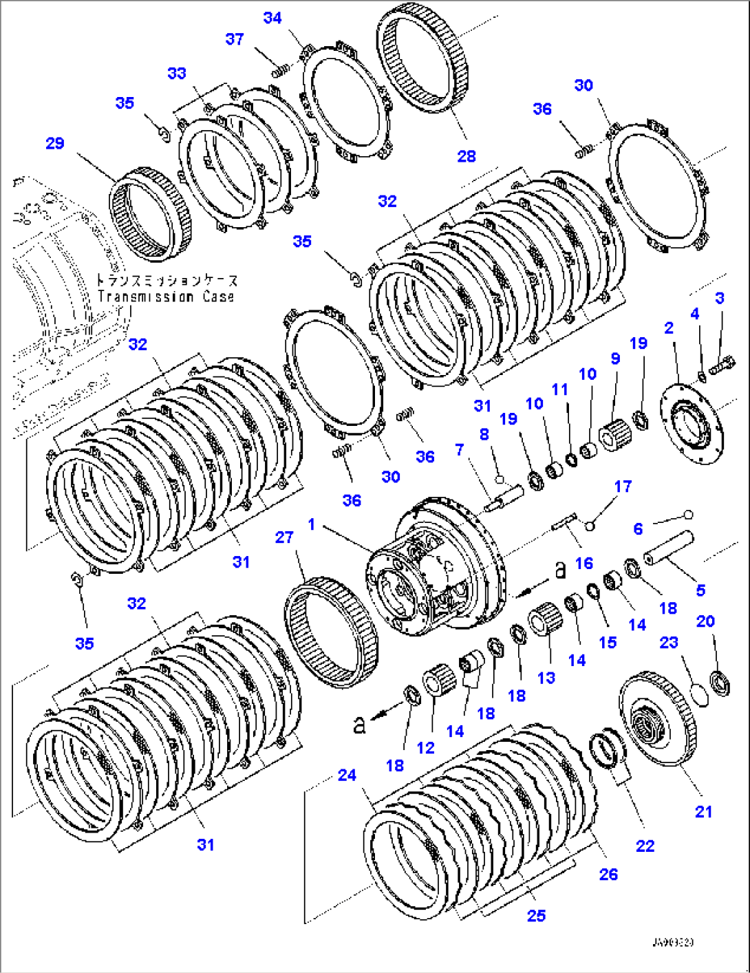 Torque Converter and Transmission, Carrier (4/4) (#80138-)