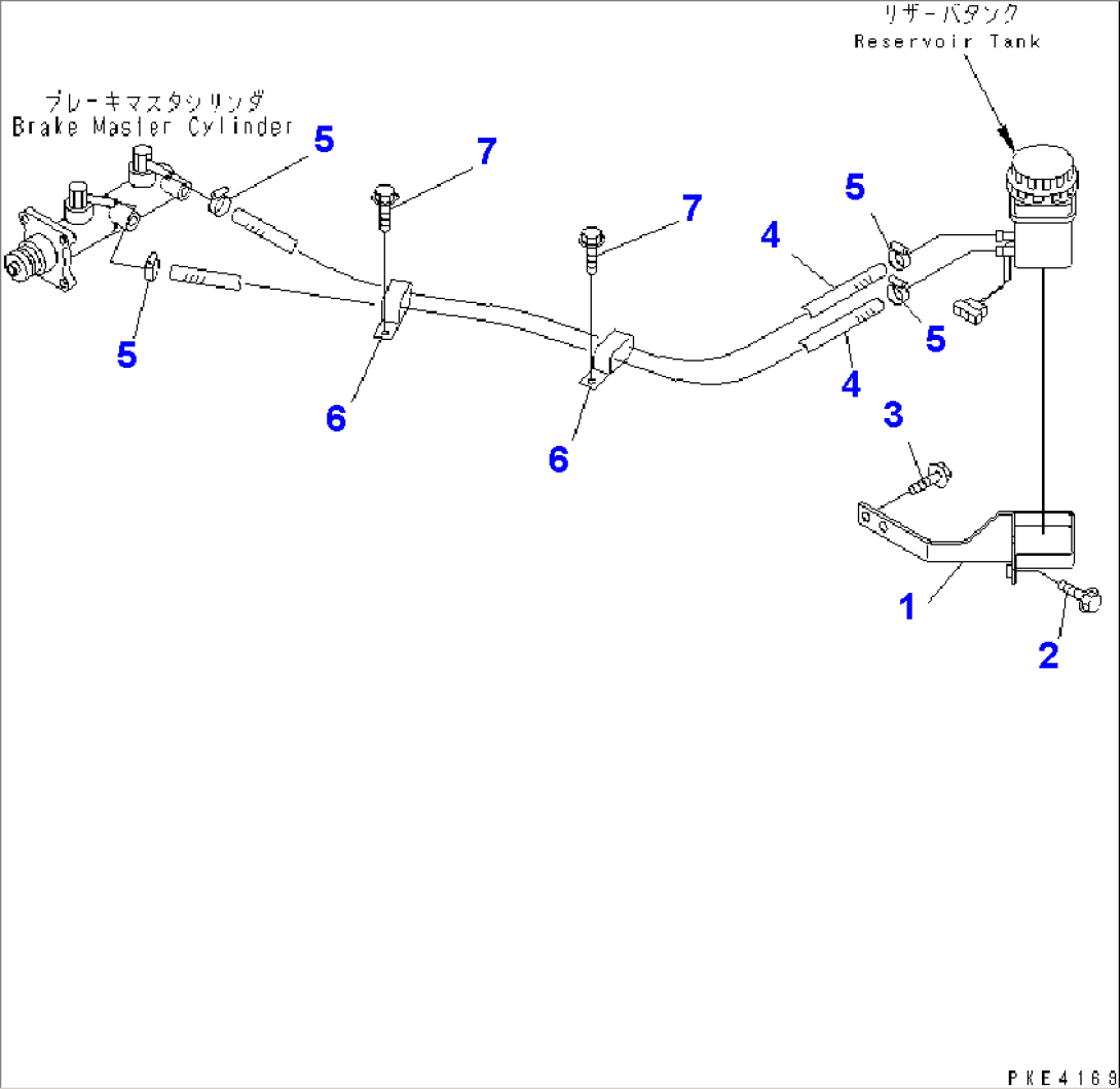 BRAKE CONTROL (RESERVE TANK PIPING)