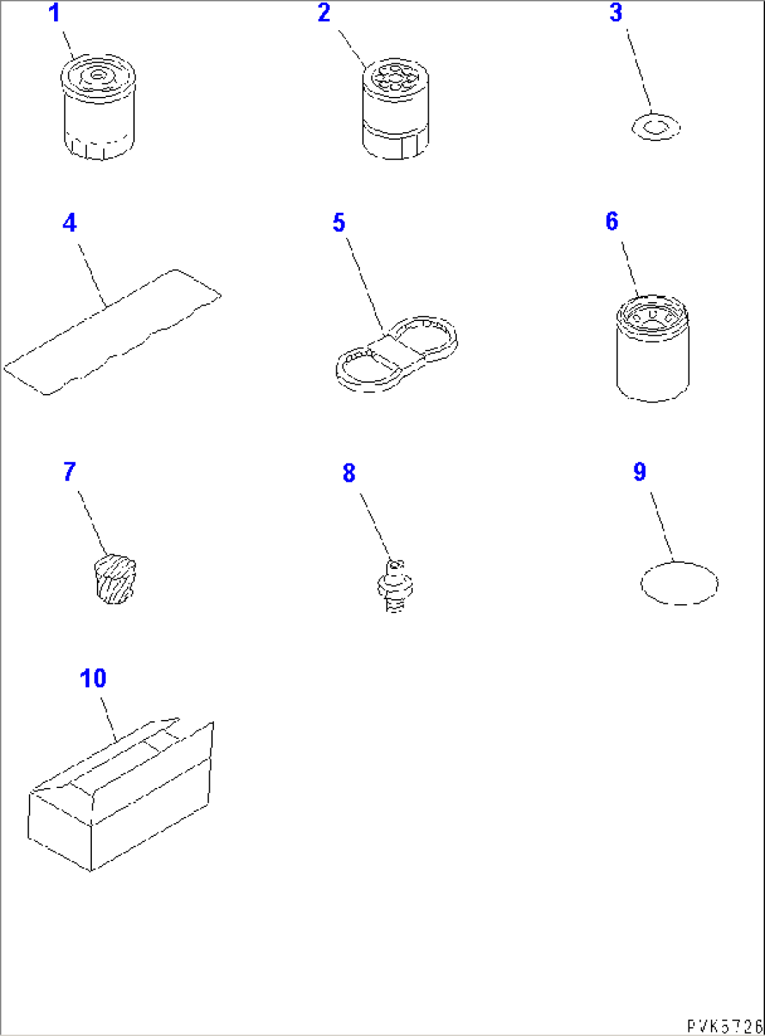 SPARE PARTS(#62482-)