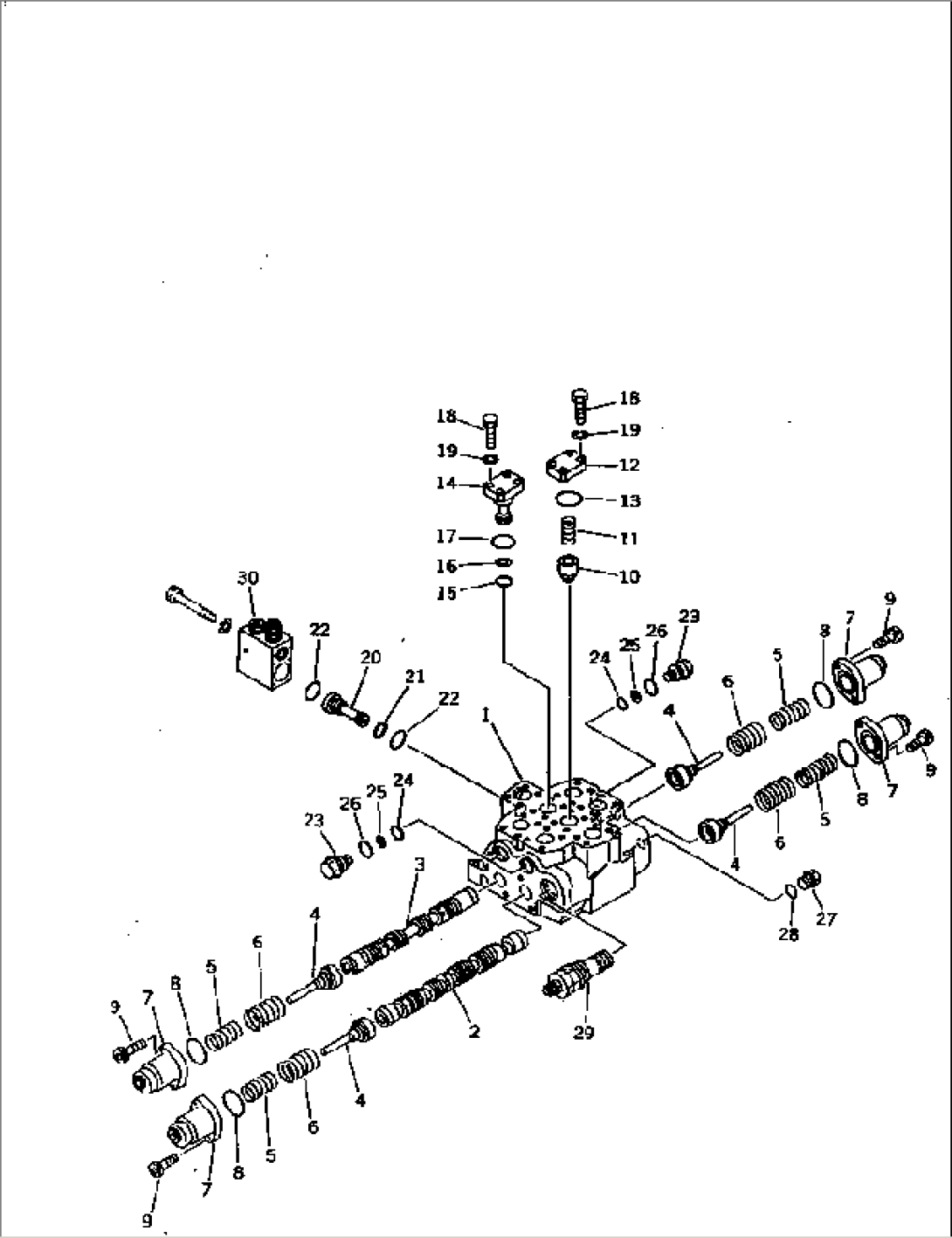 SWING CONTROL VALVE (1/3)