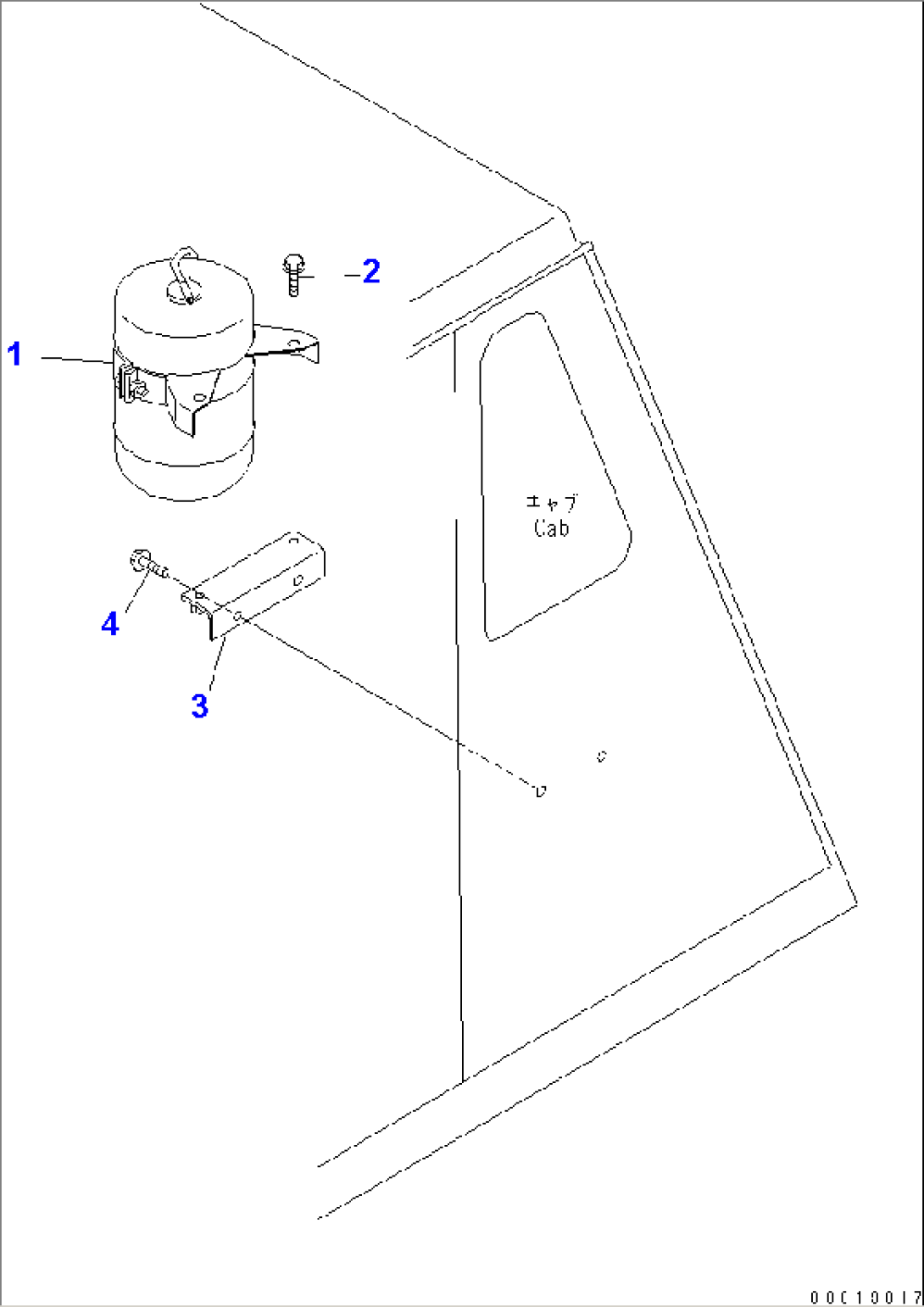 COOLANT RESERVE TANK(#1601-)