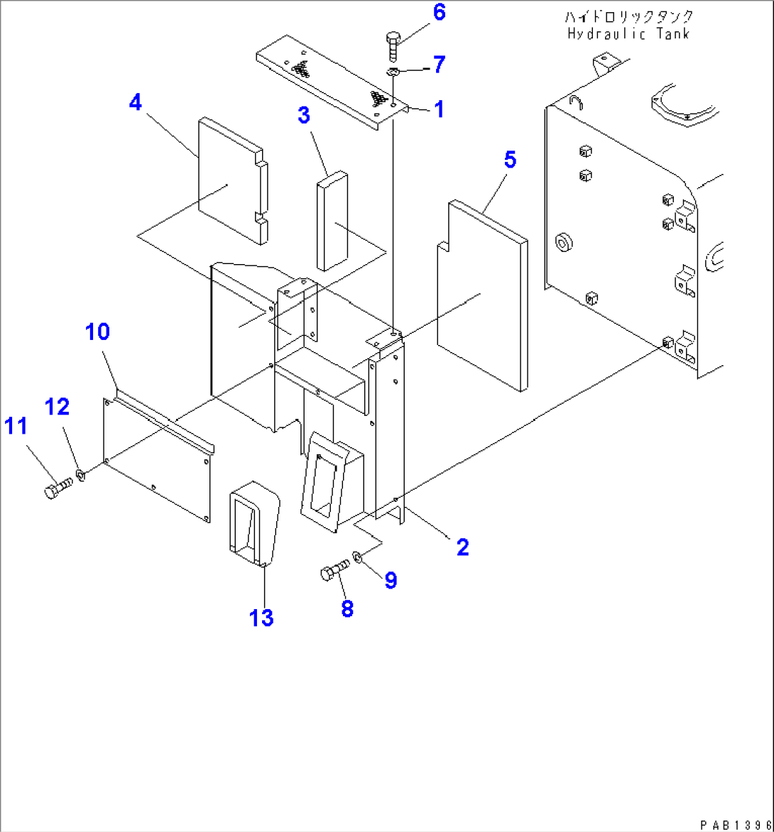PARTITION (CAB REAR) (WITH AIR CONDITIONER)