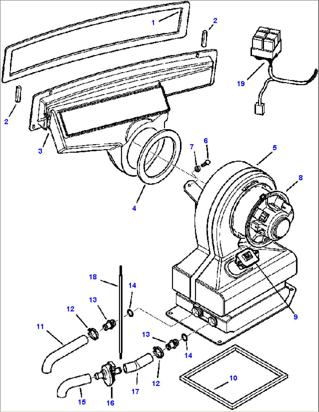 K5022-01A0 HEATING SYSTEM HEATER ASSEMBLY