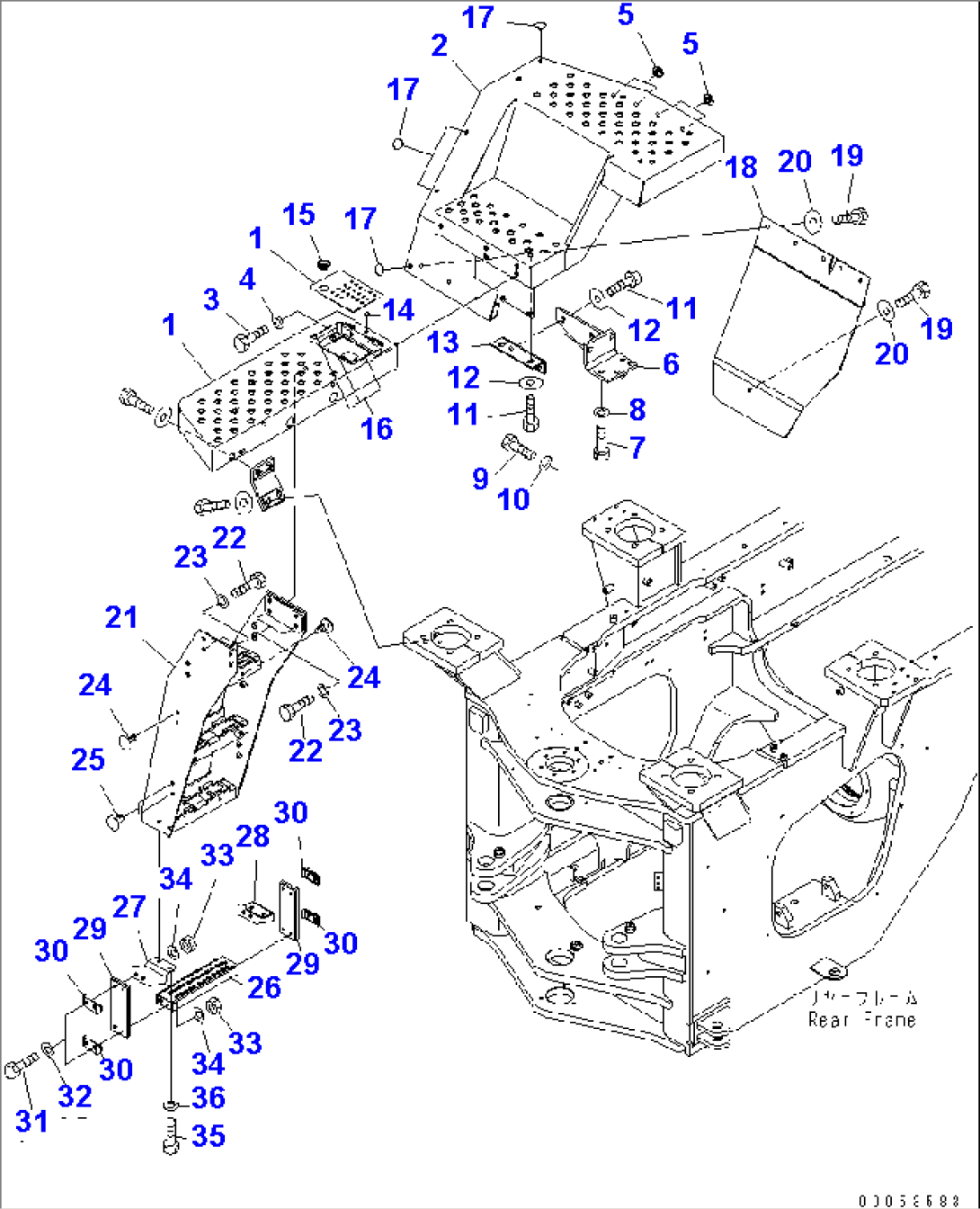LADDER (FLOOR R.H.)