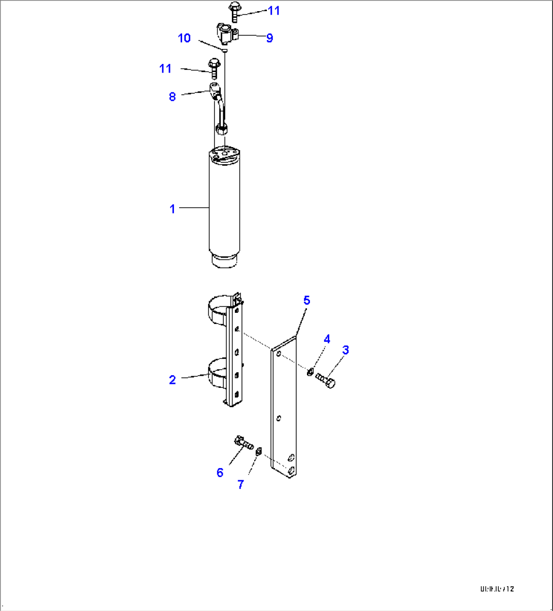 Air Conditioner Compressor, Receiver Tank (#20011-)