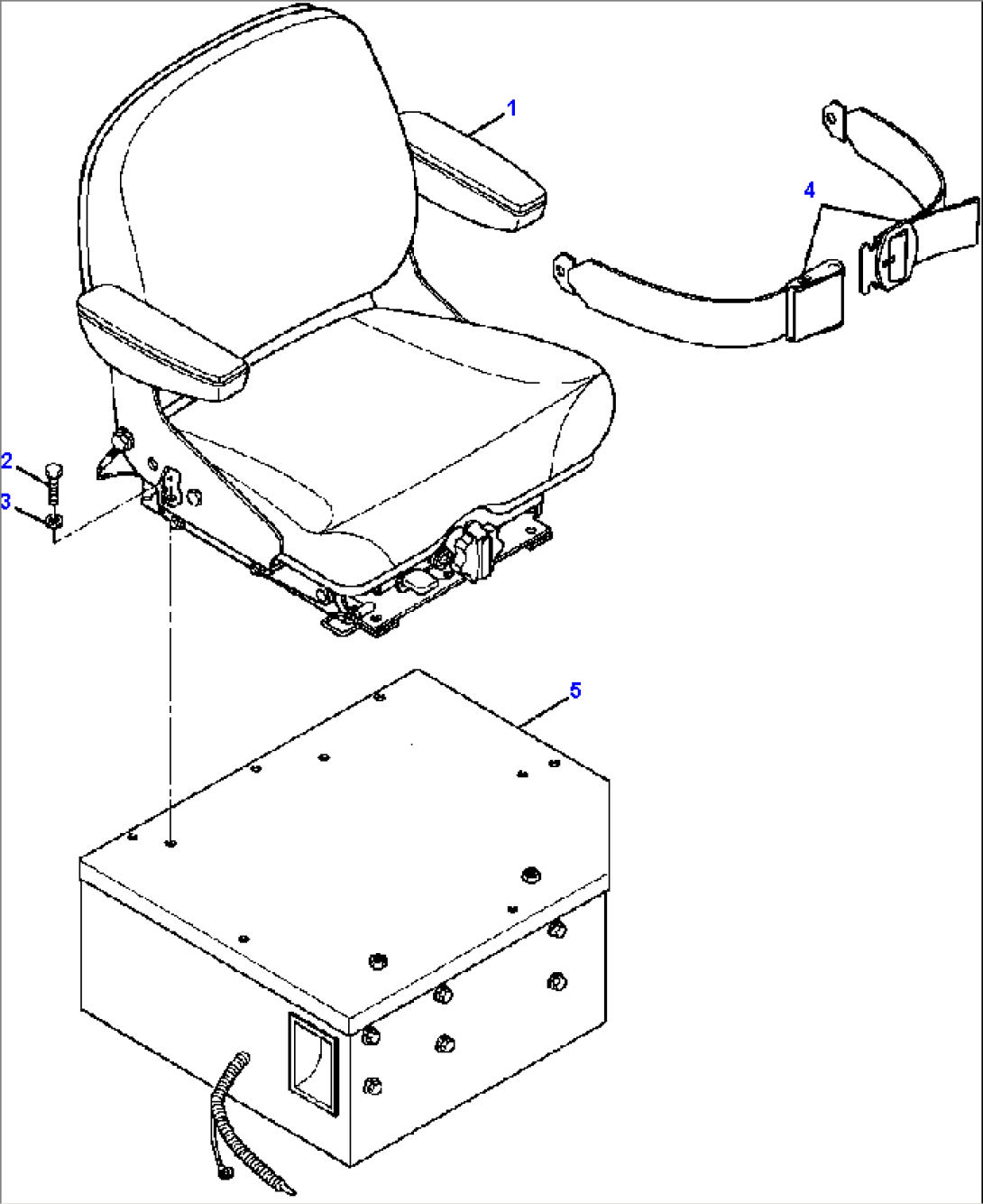 SUSPENSION SEAT MOUNTING