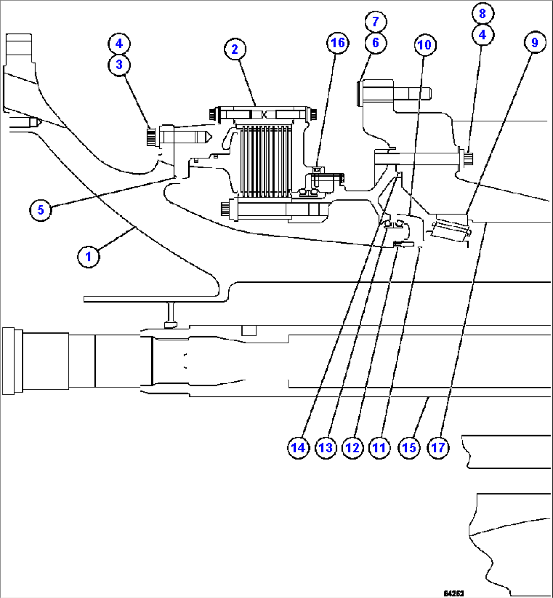 TRANSMISSION, MOTORIZED WHEEL 1/2 58F-30-00011