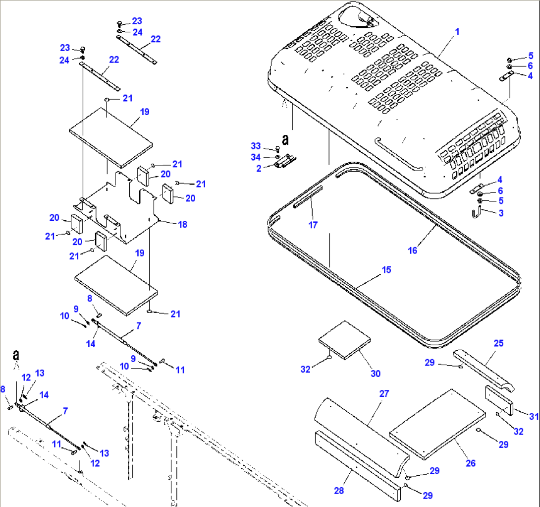 Hood Inside Net (1/2)(#10001-)