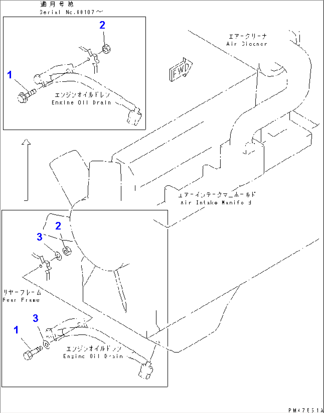 ENGINE RELATED PARTS(#60001-)