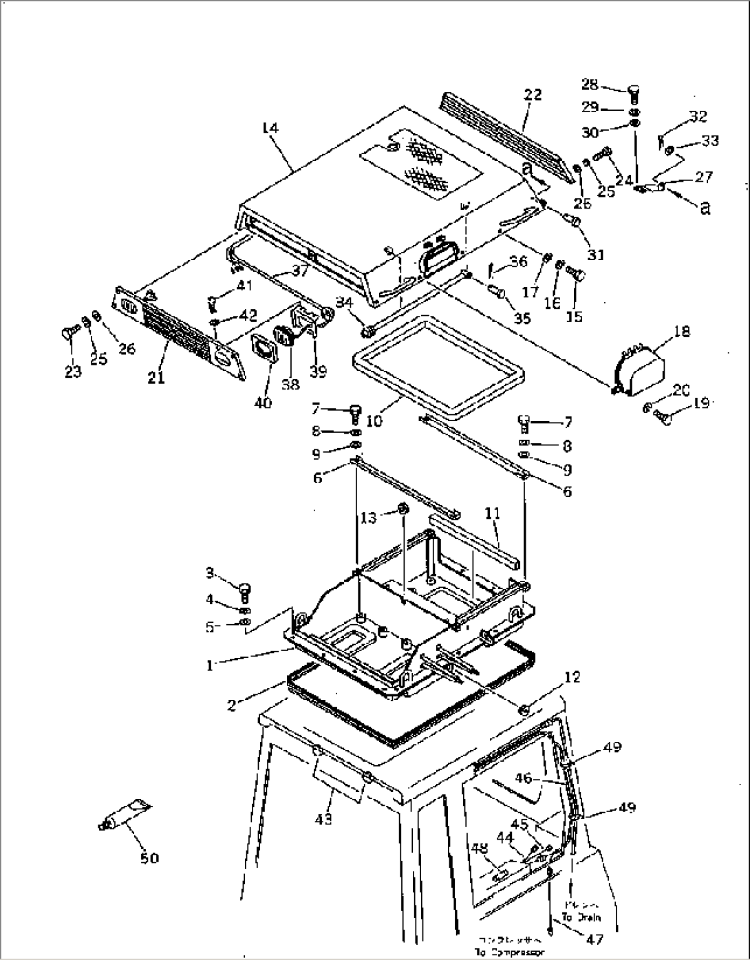 AIR CONDITIONER (FOR ROPS CAB) (2/2)
