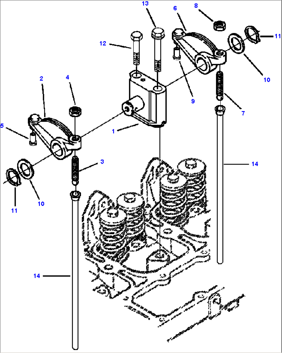 FIG. A1109-A2A2 ROCKER LEVER