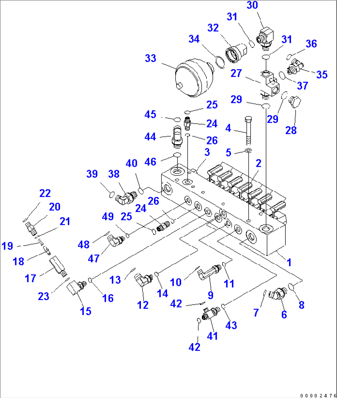 SOLENOID VALVE AND ACCUMULATOR