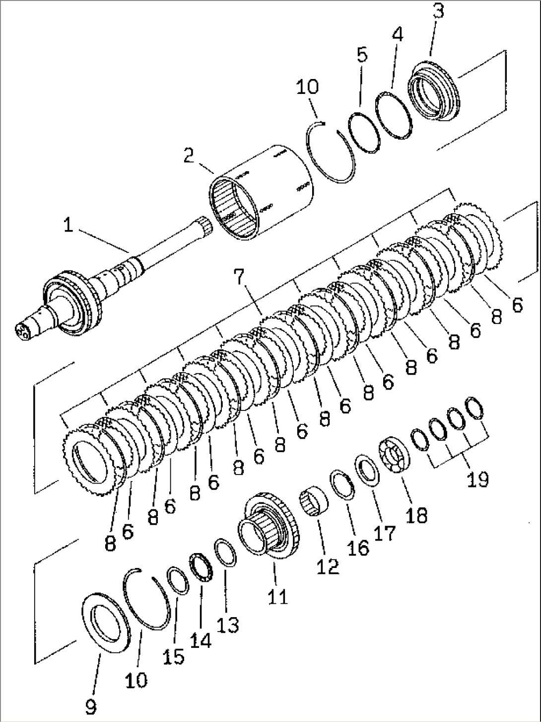 TRANSMISSION (FORWARD CLUTCH) (SNOW REMOVING SPEC.)(#50001-)