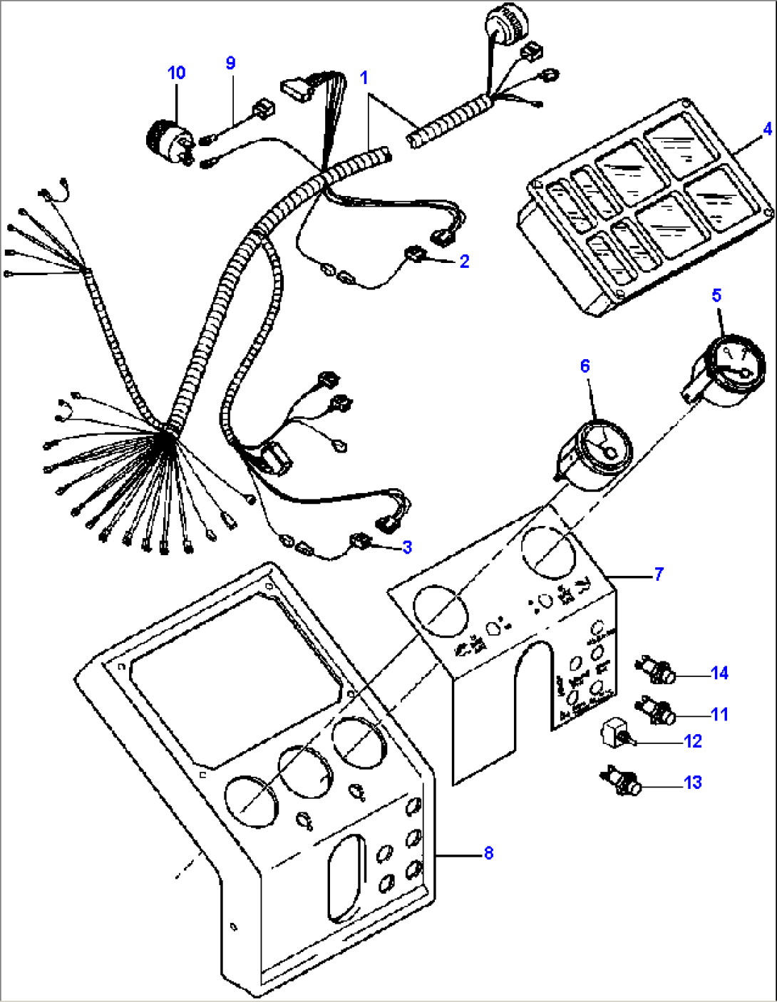 STEERING CONSOLE INSTRUMENT PANEL