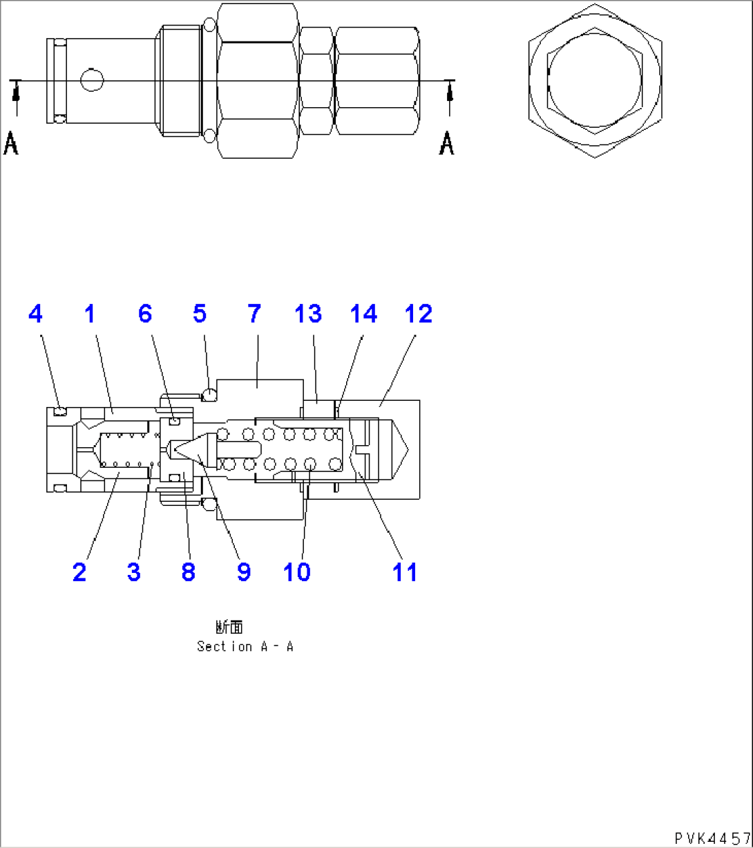 MAIN VALVE (4/4) (FOR ANGLE DOZER)