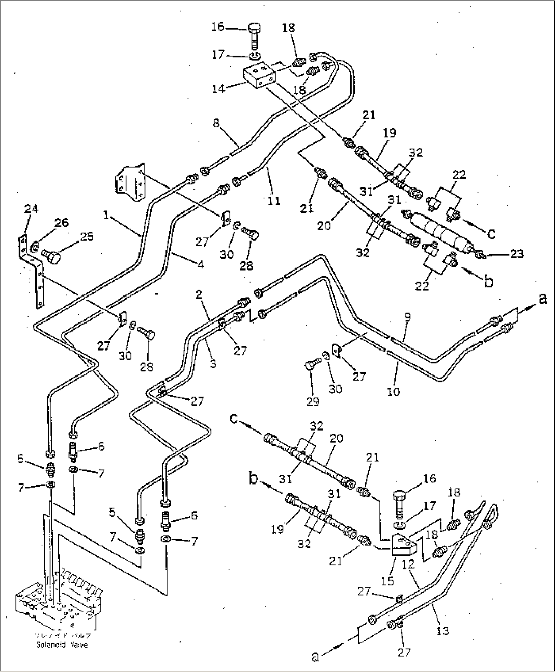 AIR PIPING (TRANSMISSION SELECTOR CYLINDER LINE)