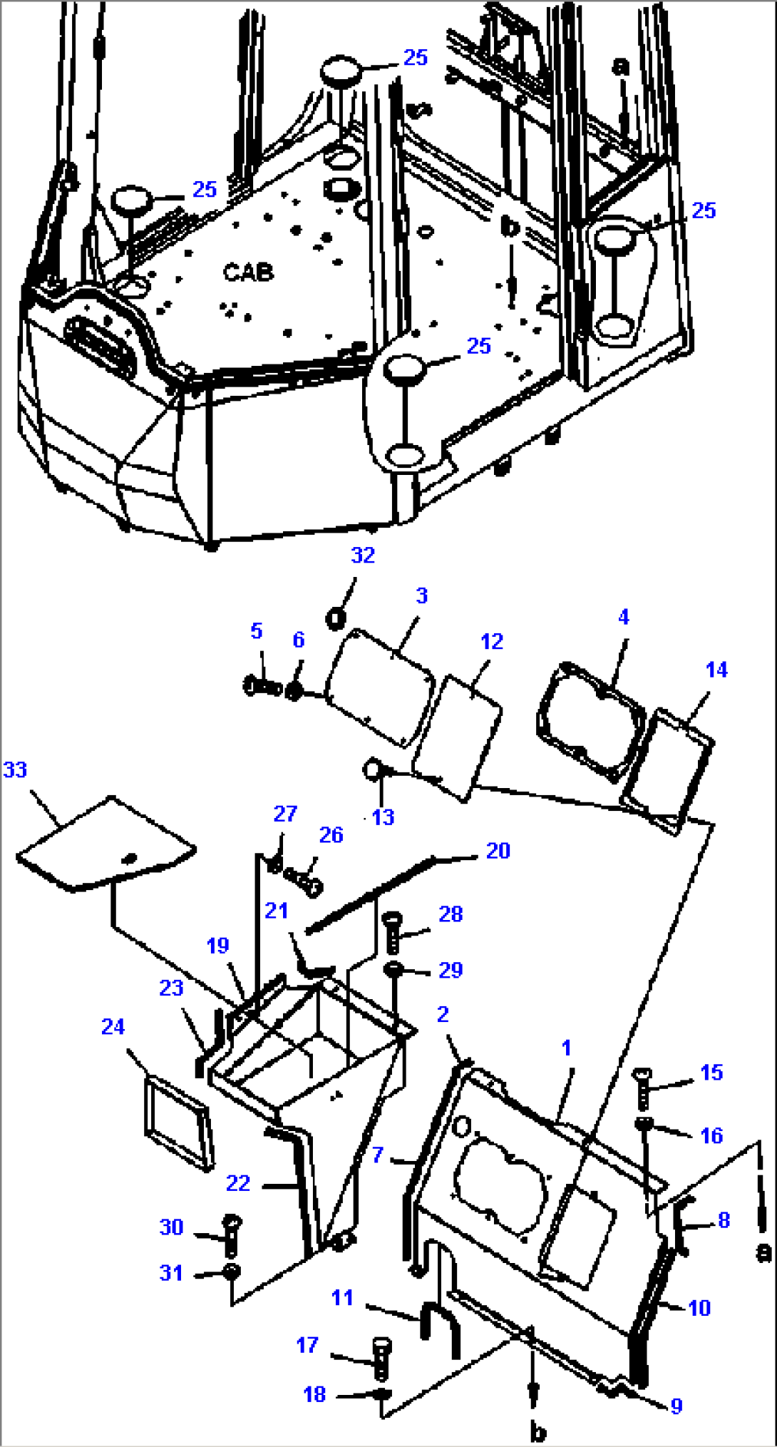 K4212-01A0 REAR CONSOLE COVER