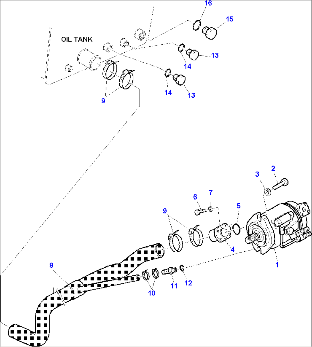 HYDRAULIC PIPING (SUCTION)