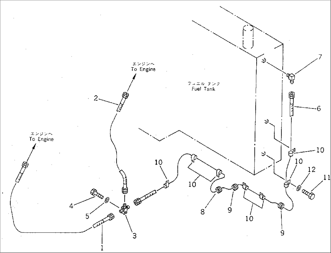 FUEL PIPING (2/3)(#10001-10046)
