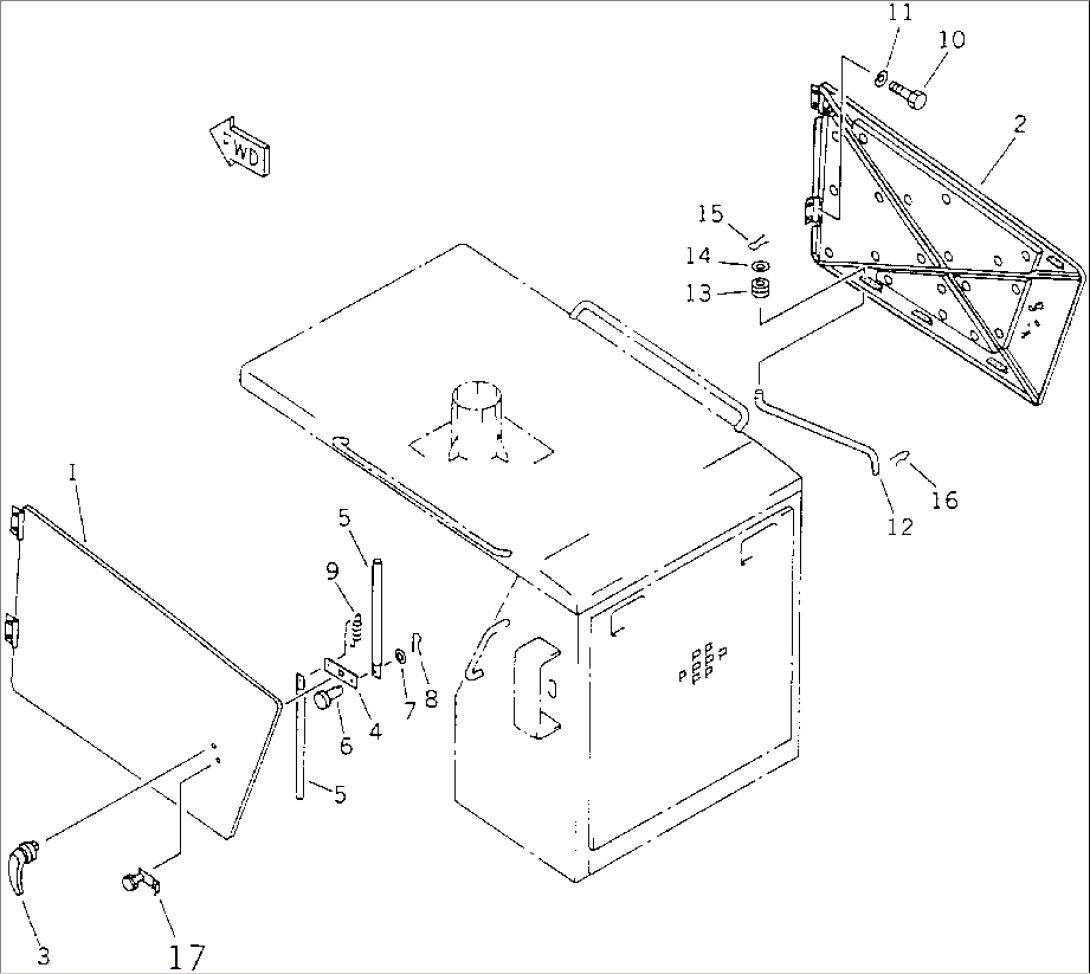 ENGINE SIDE PANEL (WITH VANDALISM PROTECTION LOCK)