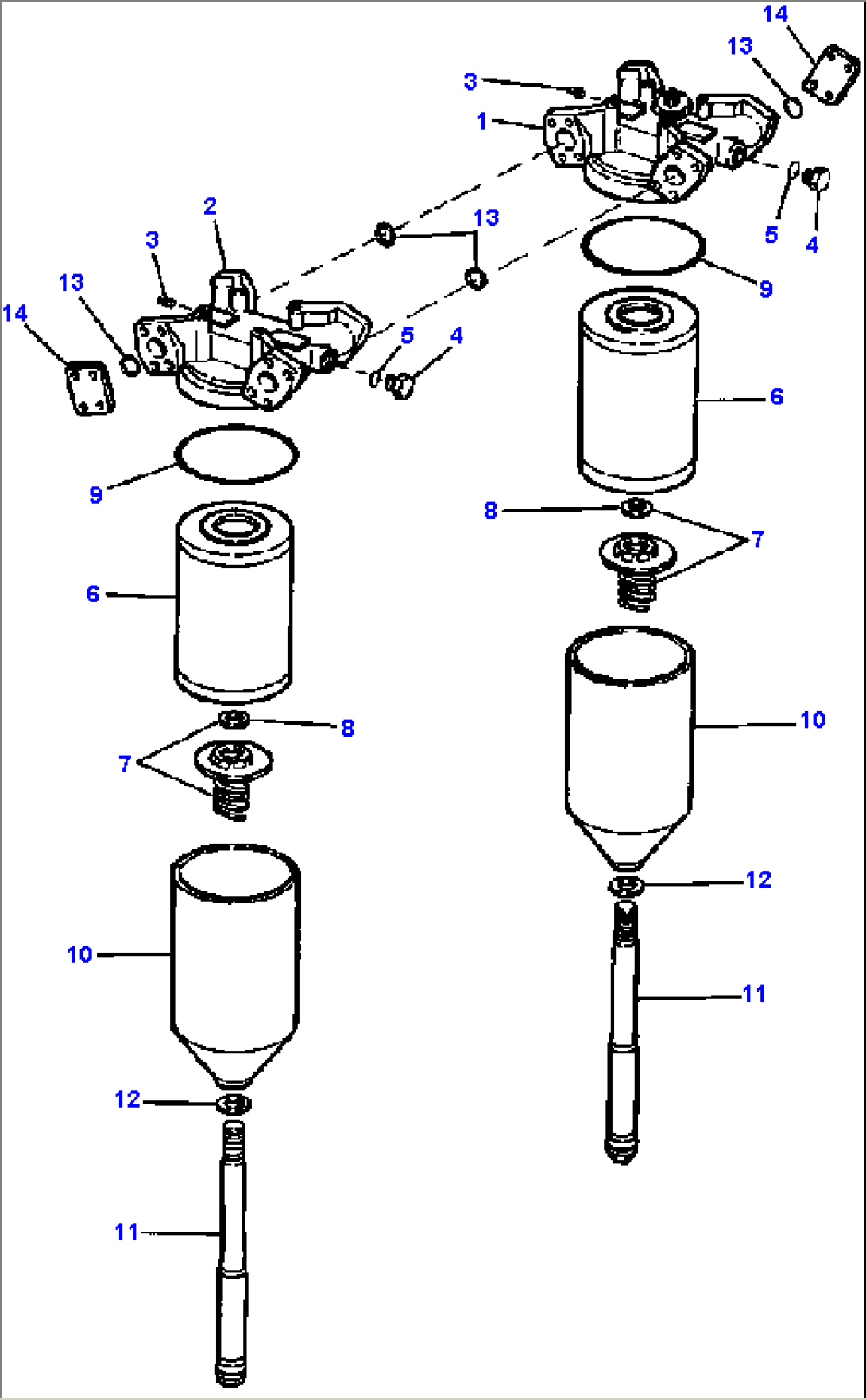 MODULAR PRESSURE OIL FILTER