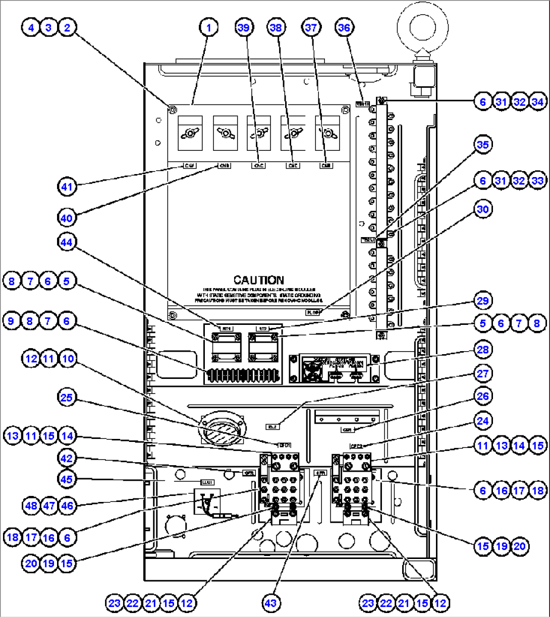 CONTROL CABINET (RIGHT DOOR)
