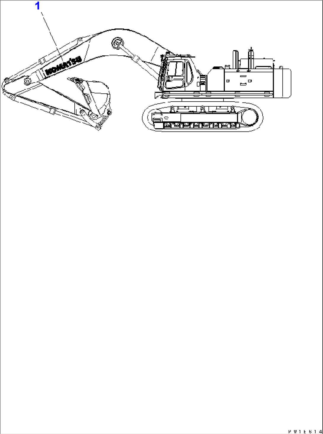 MARKS AND PLATES (WORK EQUIPMENT SIDE)(#31001-)
