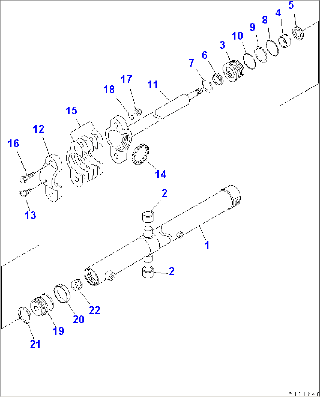 BLADE LIFT CYLINDER(#11001-12006)