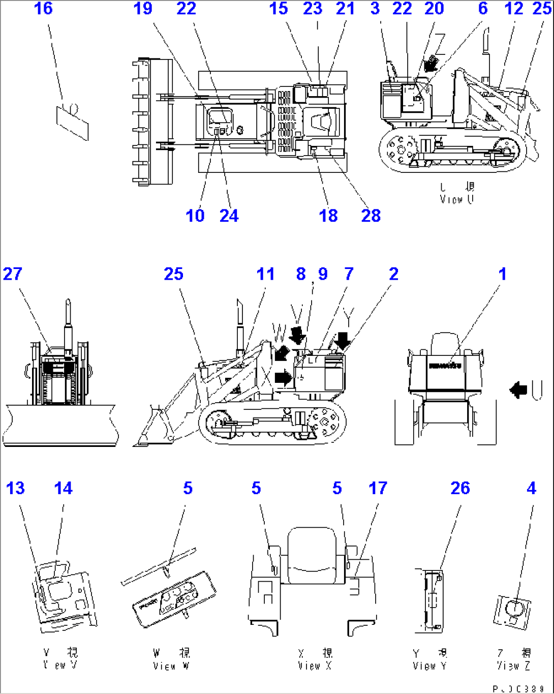 MARKS AND PLATES (JAPANESE)(#61201-)