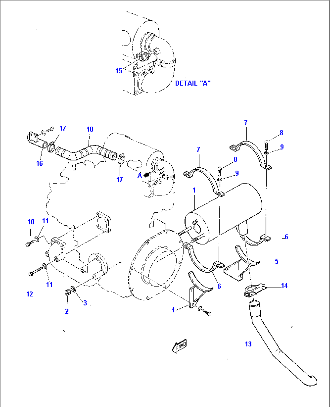 AIR SUCTION - PIPE, EXHAUST