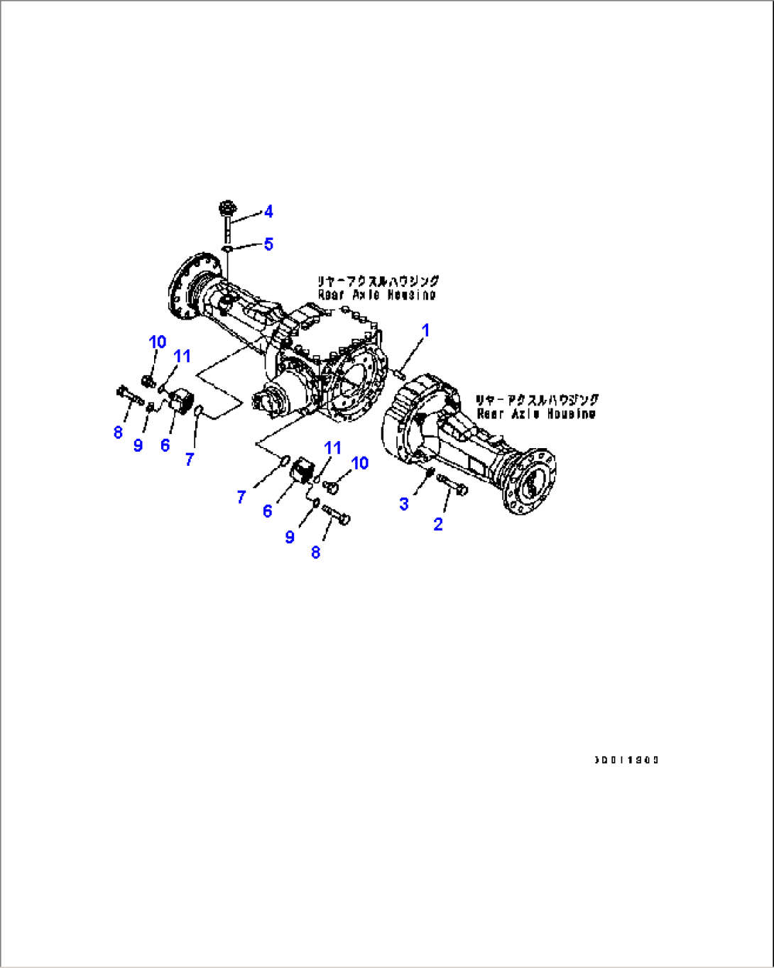 REAR AXLE (MOUNTING PARTS AND VALVE)