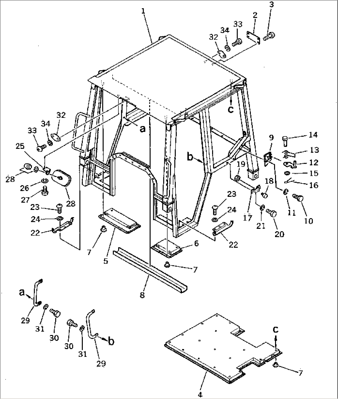 ROPS CAB (BODY) (1/5)