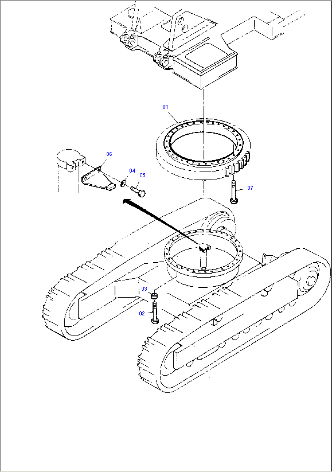 Connection Superstructure with Undercarriage