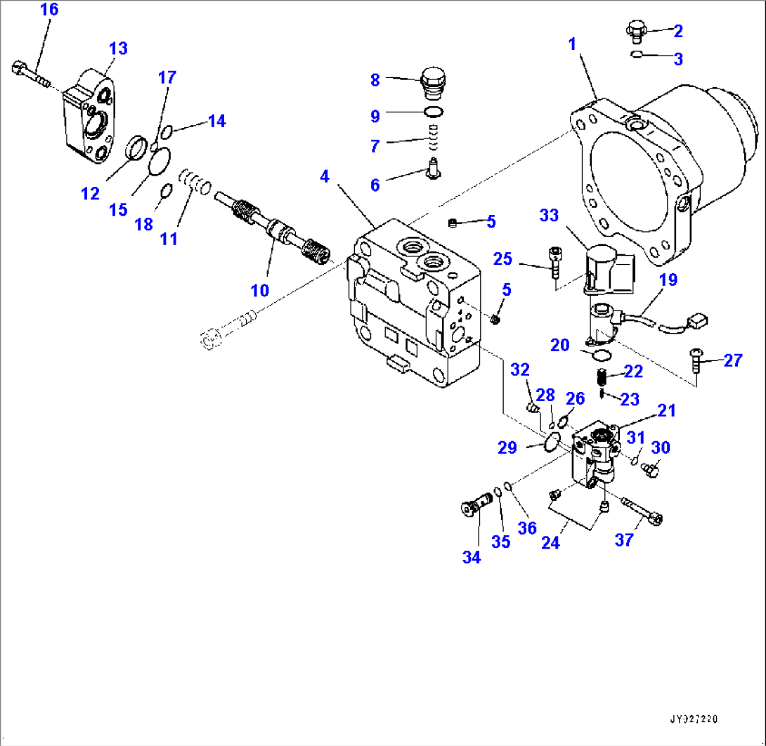Radiator, Fan Motor (1/3) (#10001-)