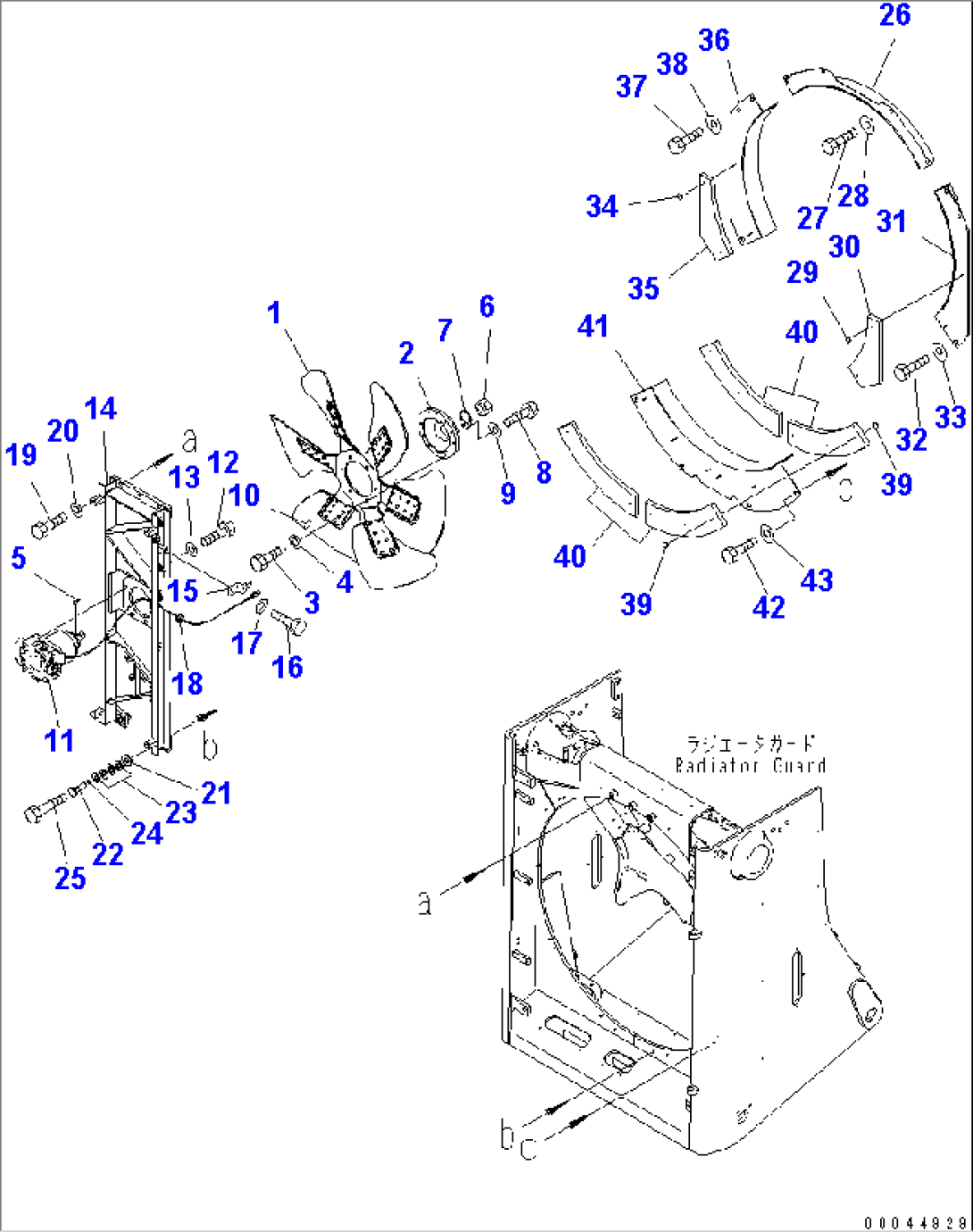 RADIATOR GUARD (FAN) (FOR EU)(#30001-)
