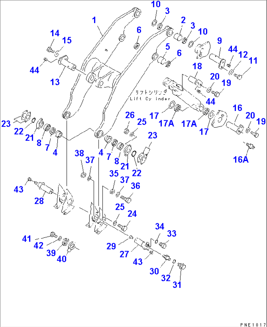 LIFT ARM (FOR LOAD METER)(#10001-10709)