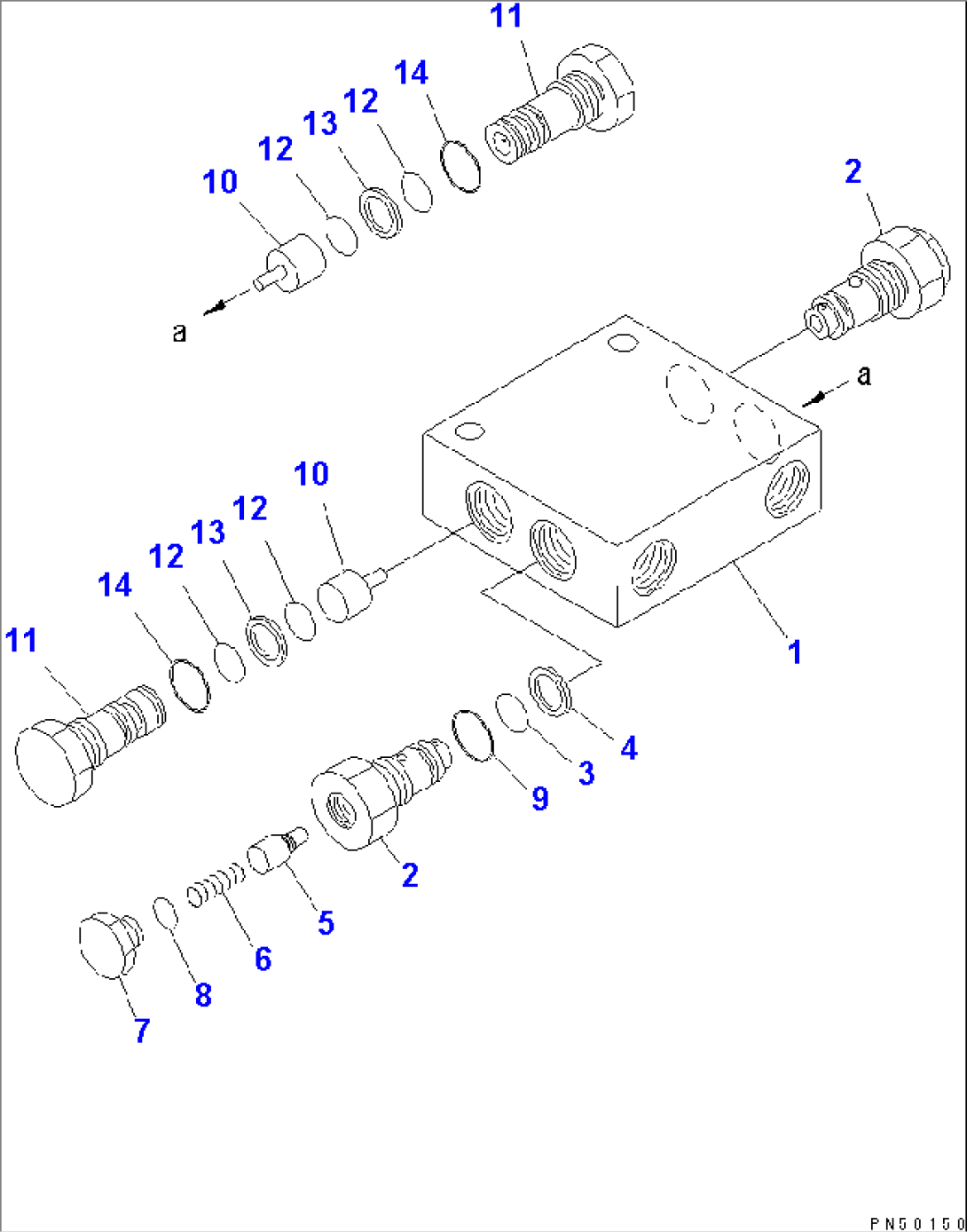PILOT CHECK VALVE (FOR ARTICURATE)(#6001-)