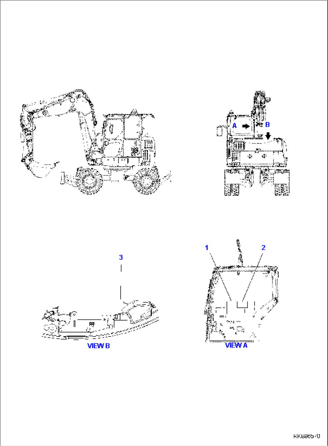 LIFTING CAPACITY CHART, WITH ADDITIONAL COUNTERWEIGHT