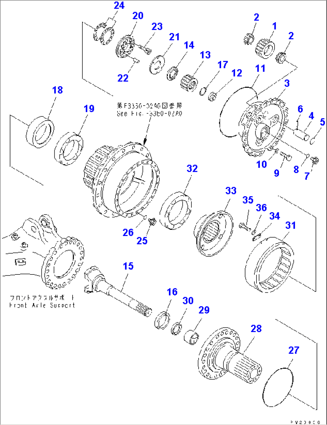 FRONT FINAL BRAKE (CARRIER)