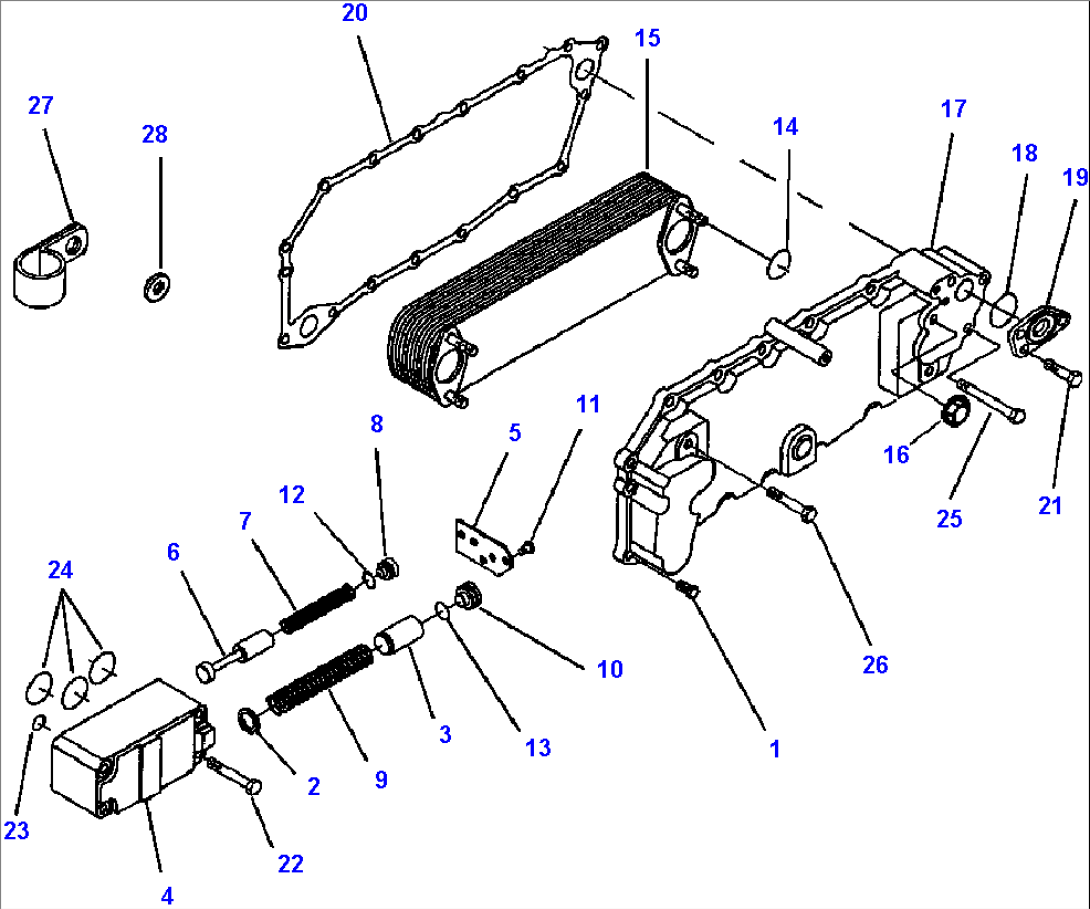 A3112-A7A2 ENGINE OIL COOLER