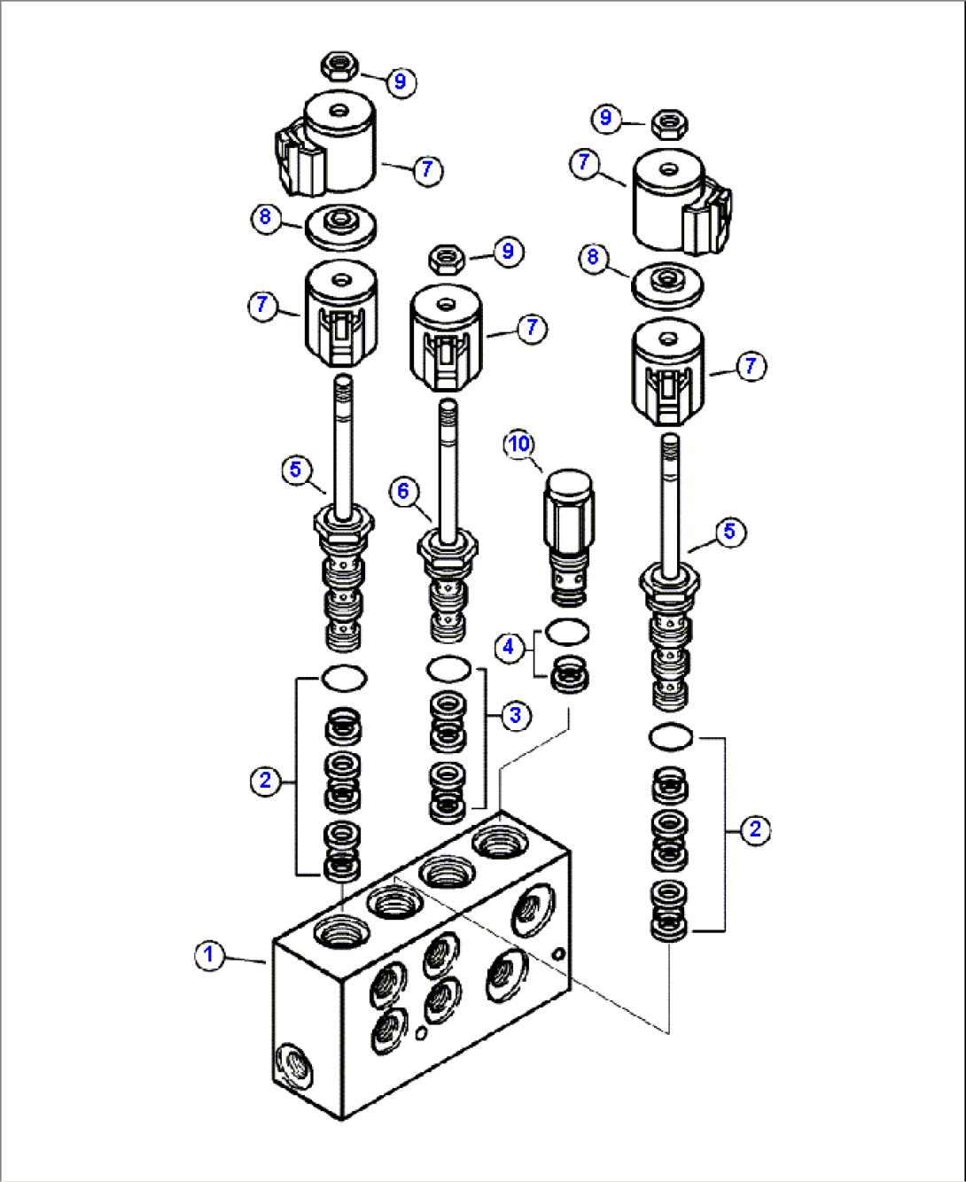 T6104-01A0 REAR OUTRIGGERS PILOT VALVE