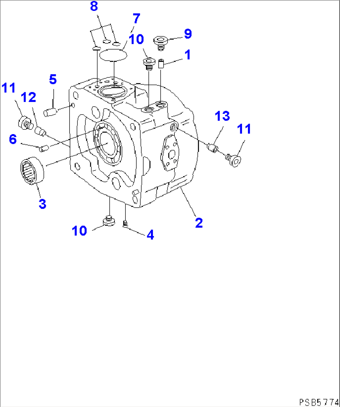 HYDRAULIC MAIN PUMP (3/4)