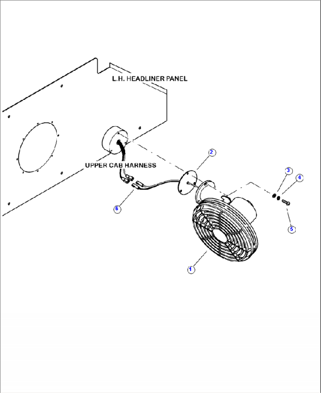 K0720-01A0 INTERIOR CAB FAN