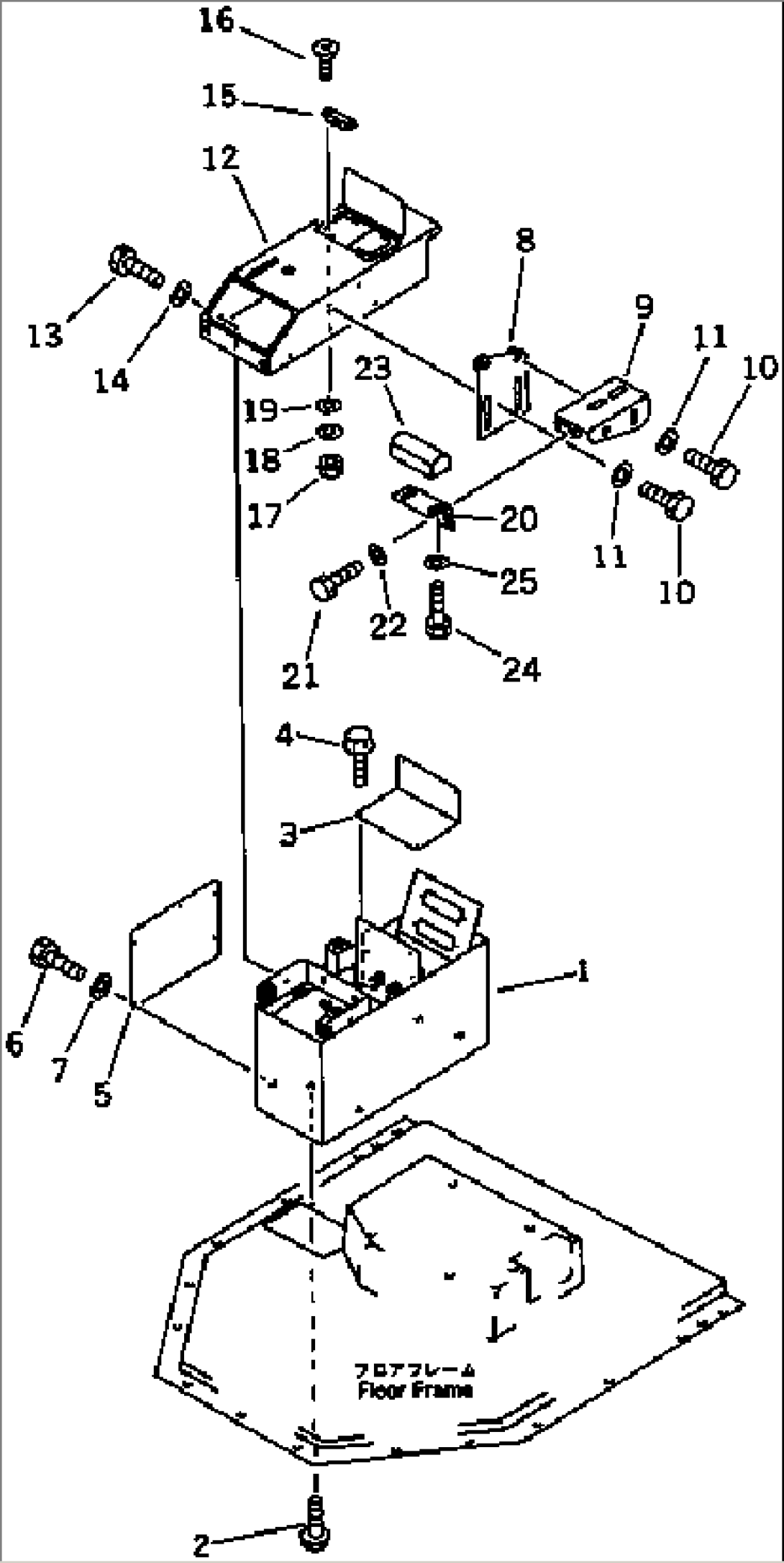 CONSOLE BOX¤ R.H. (WITH CAB)(#10881-)