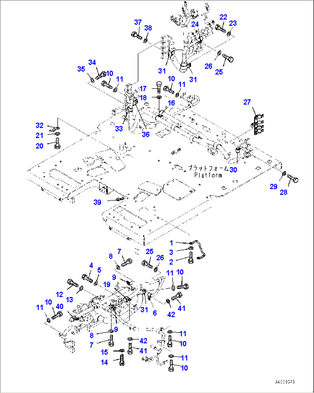 Floor Frame, Floor, Wiring Harness (2/2) (#10073-)
