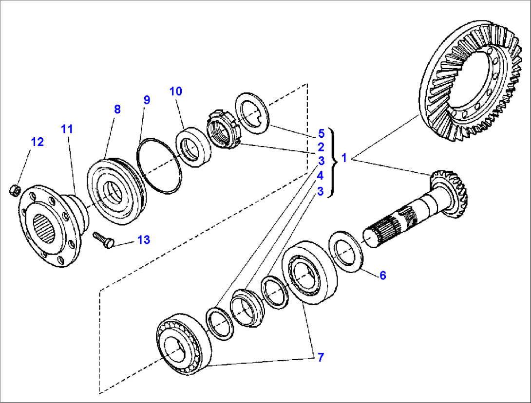 FRONT AXLE (3/6)