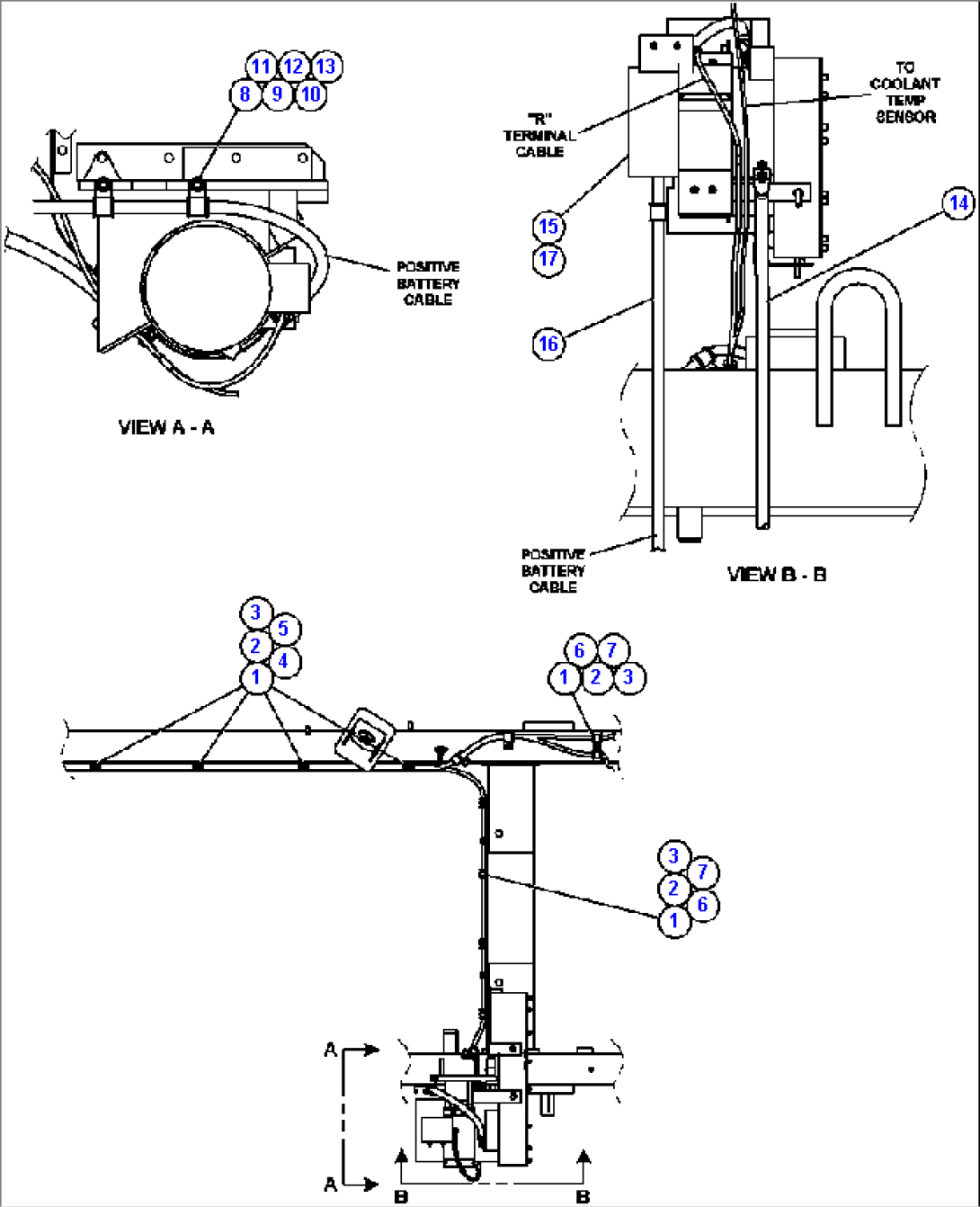 ENGINE WIRING R.H. - ALTERNATOR
