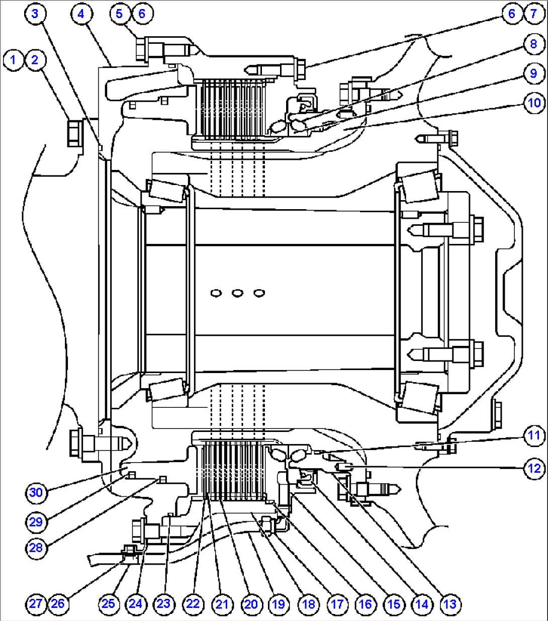 FRONT BRAKE ASSEMBLY (ED6791)