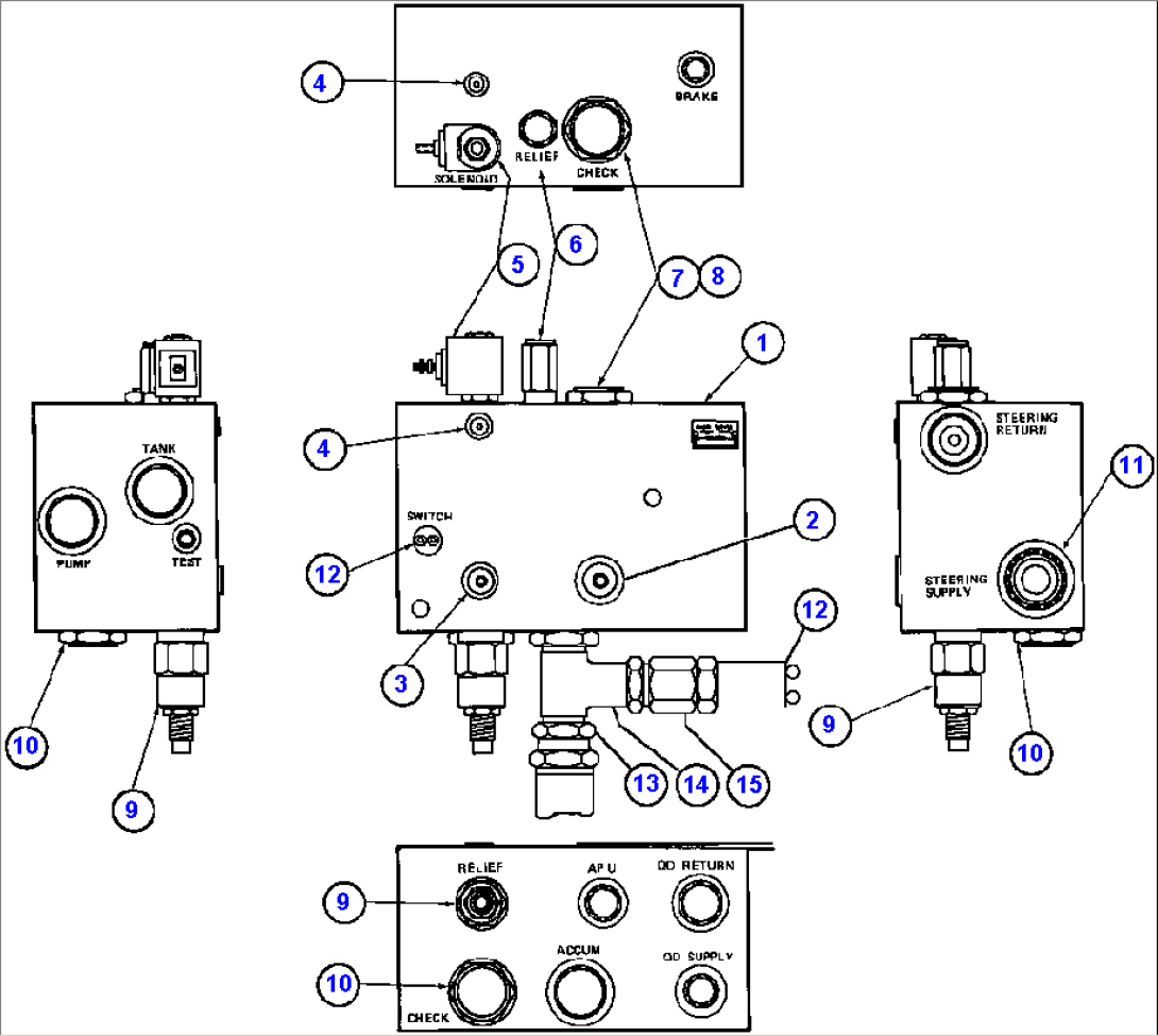 BLEEDDOWN MANIFOLD VALVE ASSM (PB6923)