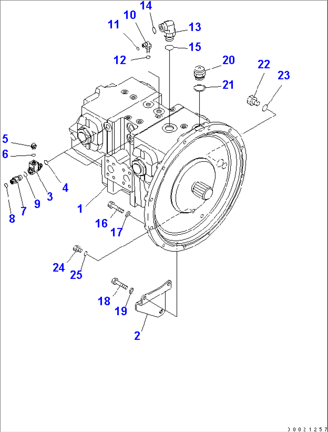 MAIN PUMP AND CONNECTING PARTS